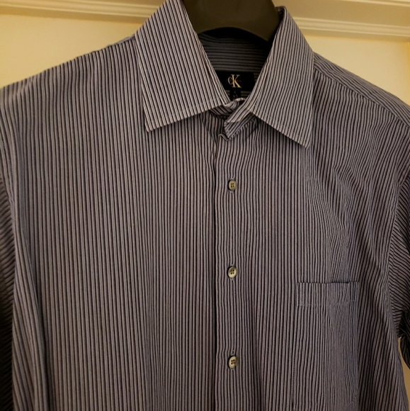 CALVIN KLEIN: Dress Shirt. 16.5, 33, Size- Large - Picture 5 of 9